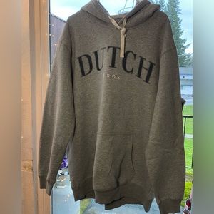 Dutch Bros branded Grey hoodie size 2X